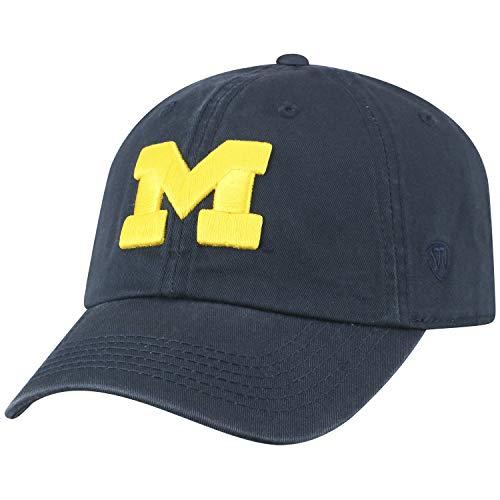 Michigan Wolverines Men's Relaxed Fit Unstructured Blue Adjustable Hat