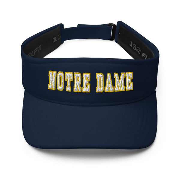 RIVEMUG YW Notre Dame Embroidered Visor Navy