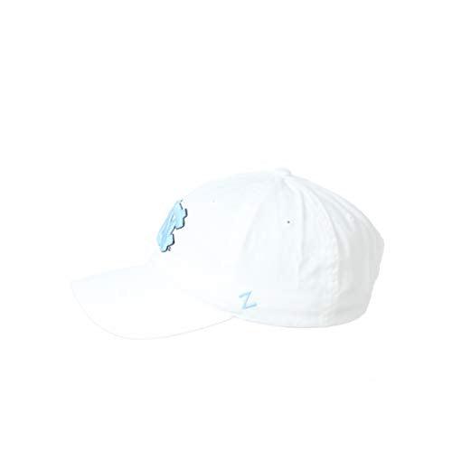 North Carolina Tar Heels White Cotton Unstructured UNC Adjustable Scholarship Hat