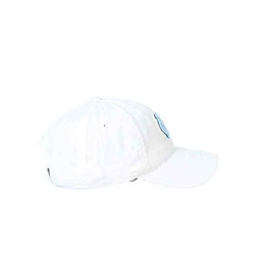 North Carolina Tar Heels White Cotton Unstructured UNC Adjustable Scholarship Hat