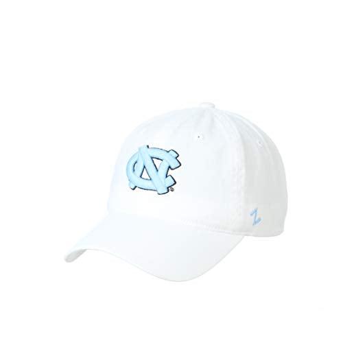 North Carolina Tar Heels White Cotton Unstructured UNC Adjustable Scholarship Hat