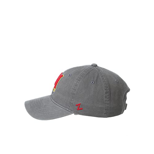 NCAA Maryland Terrapins Mens Adjustable Scholarship Hat Charcoal