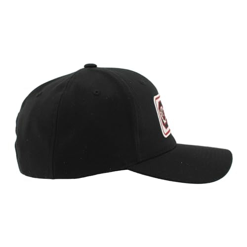 ZHATS Standard NCAA Officially Licensed Hat Competitor Patch Defer Black