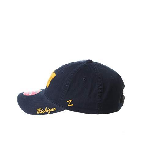 Michigan Wolverines Blue Women's Cotton Scholarship Adjustable Hat
