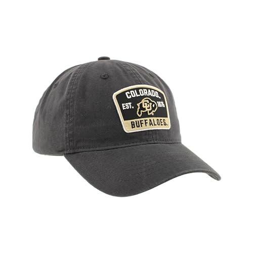 ZHATS Men's Standard NCAA Officially Licensed Hat Scholarship Patch Charcoal Switchback