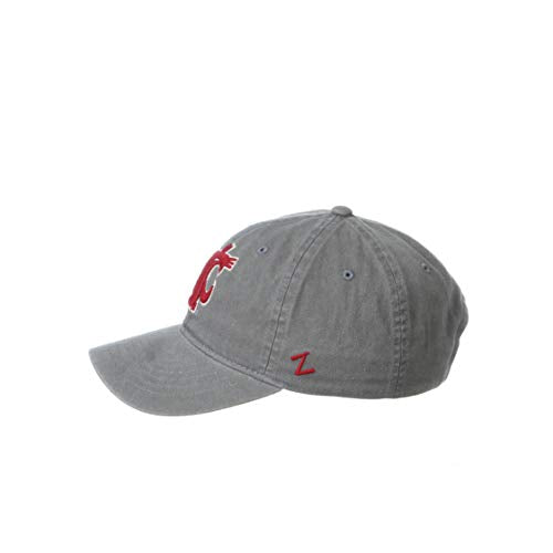 NCAA Washington State Cougars Mens Adjustable Scholarship Hat Charcoal
