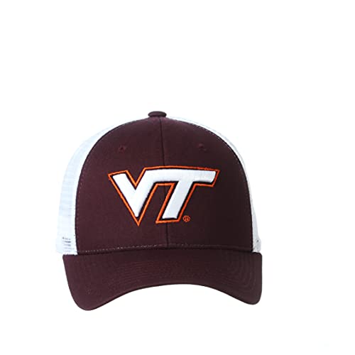 Zephyr Men's Virginia Tech Hokies Adjustable Snapback Hat Big Rig