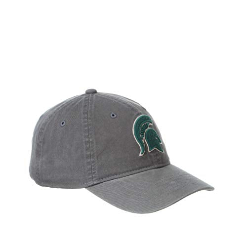 NCAA Michigan State Spartans Mens Adjustable Scholarship Hat Charcoal