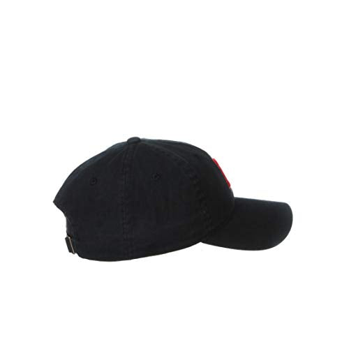 Nebraska Cornhuskers Black Zephyr Men's Cotton Scholarship Adjustable Hat Black