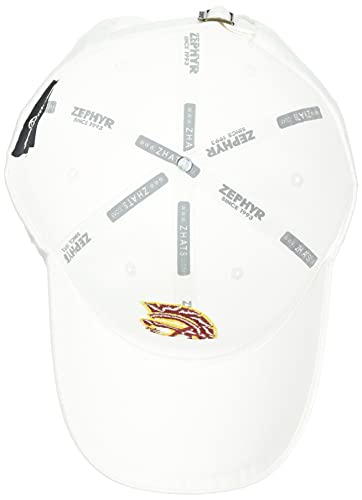 Zephyr Men's Adjustable Scholarship Hat White