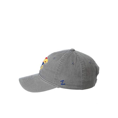 NCAA Kansas Jayhawks Mens Adjustable Scholarship Hat Charcoal