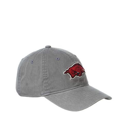 NCAA Arkansas Razorbacks Mens Adjustable Scholarship Hat Charcoal