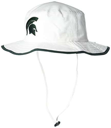 Zephyr NCAA Michigan State Spartans Mens Bucket Hat Pontoon Trim