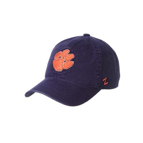 Zephyr NCAA Clemson Tigers Mens Adjustable Scholarship Hat Secondary Color
