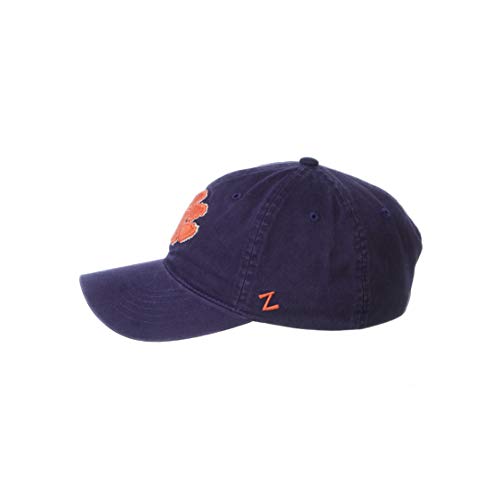 Zephyr NCAA Clemson Tigers Mens Adjustable Scholarship Hat Secondary Color