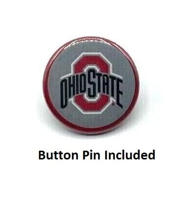 Ohio State Buckeyes Embroidered MVP Adjustable Red Black Mesh Hat