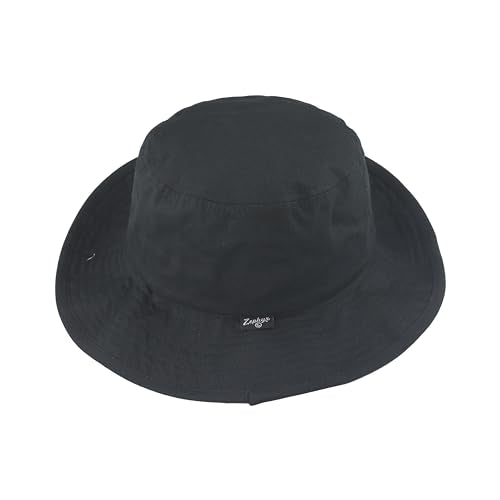 ZHATS Standard NCAA Officially Licensed Bucket Hat Patch Black Switchback