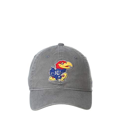 NCAA Kansas Jayhawks Mens Adjustable Scholarship Hat Charcoal