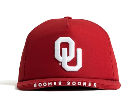 Dyme Lyfe Mens Oklahoma Sooners Big Bill Snapback Hat OSFM Red