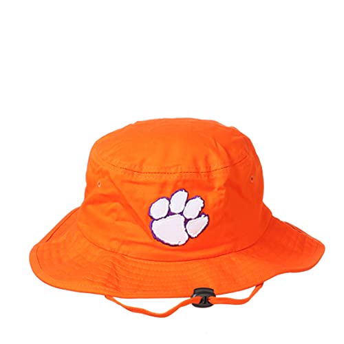 Zephyr NCAA Clemson Tigers Mens Bucket Hat Trainer Team Color