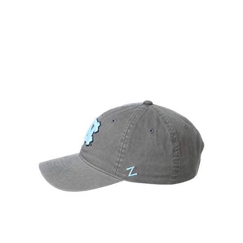 North Carolina Tar Heels Mens Charcoal Gray Adjustable Scholarship Hat