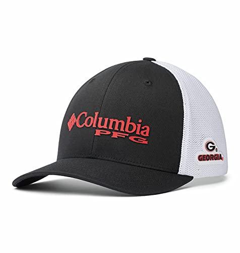 Georgia Bulldogs Men's PFG Columbia Mesh Flex Fitted Large/X-Large UGA Hat