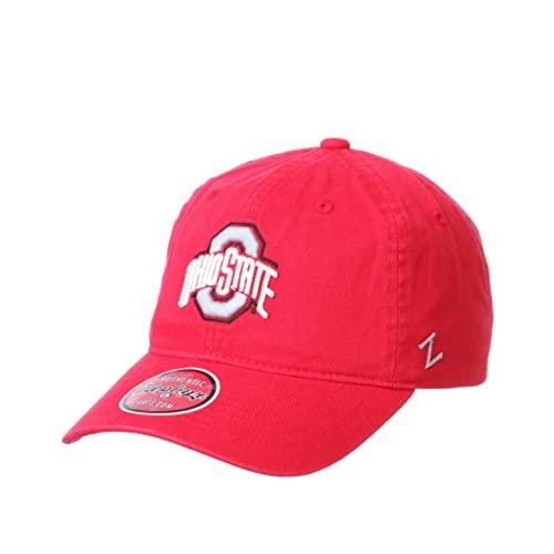 Ohio State Buckeyes Red Cotton Scholarship Adjustable Hat