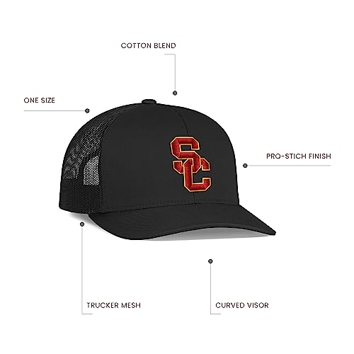 Pacific Headwear Standard USC Men's Trucker Snapback Cap