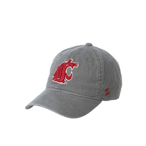 NCAA Washington State Cougars Mens Adjustable Scholarship Hat Charcoal