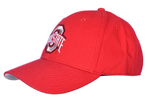 Ohio State Buckeyes Red Men's MVP Adjustable Baseball Hat