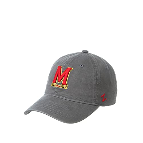 NCAA Maryland Terrapins Mens Adjustable Scholarship Hat Charcoal