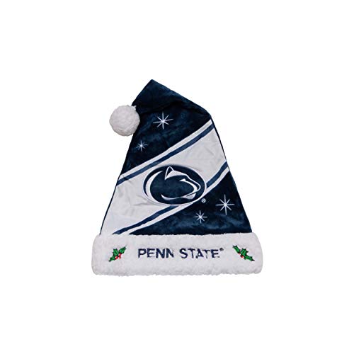 FOCO NCAA Penn State Nittany Lions High End Holiday Santa Hat CapHigh End Holiday Santa Hat Cap