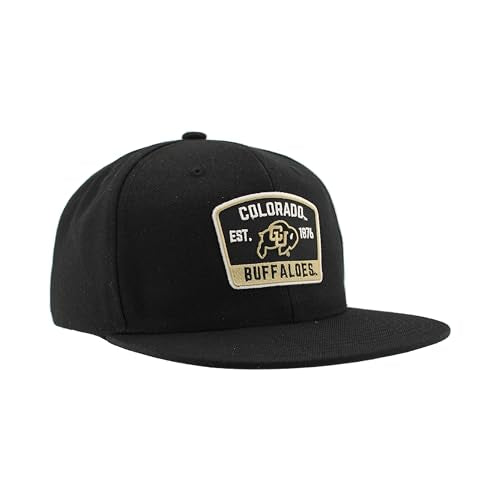 ZHATS Standard NCAA Officially Licensed Hat Flat Snapback Z11 Switchback Black