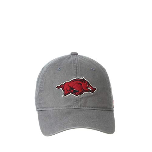 NCAA Arkansas Razorbacks Mens Adjustable Scholarship Hat Charcoal