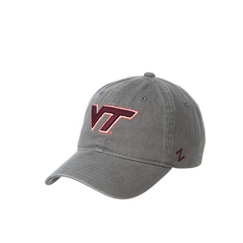 NCAA Virginia Tech Hokies Mens Adjustable Scholarship Hat Charcoal