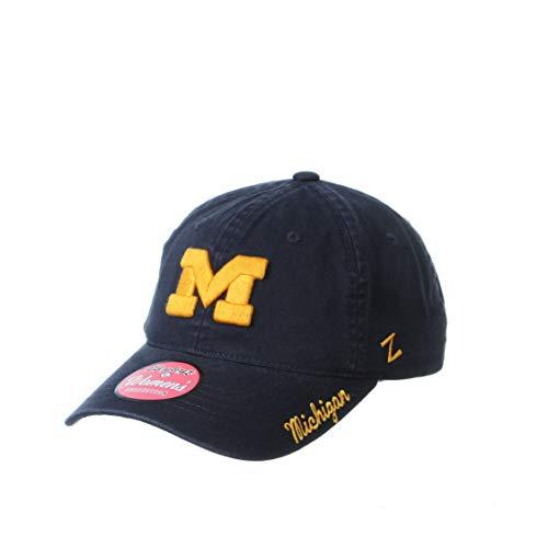 Michigan Wolverines Blue Women's Cotton Scholarship Adjustable Hat