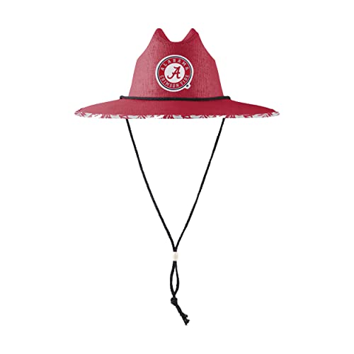 FOCO Alabama Crimson Tide NCAA Team Color Straw Hat