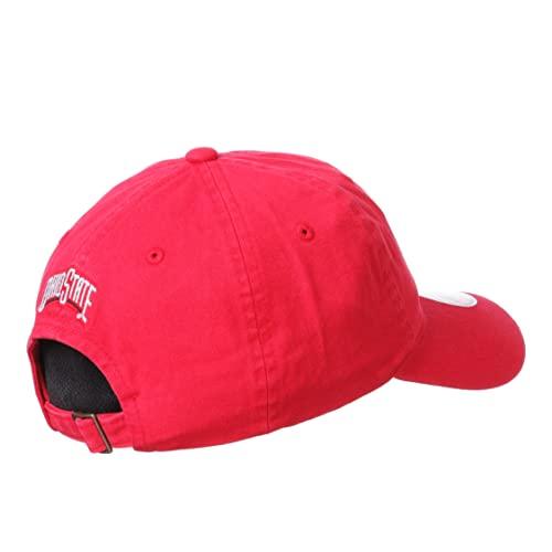 Ohio State Buckeyes Red Cotton Scholarship Adjustable Hat