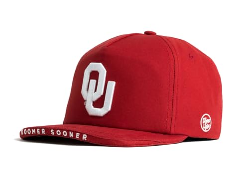 Dyme Lyfe Mens Oklahoma Sooners Big Bill Snapback Hat OSFM Red