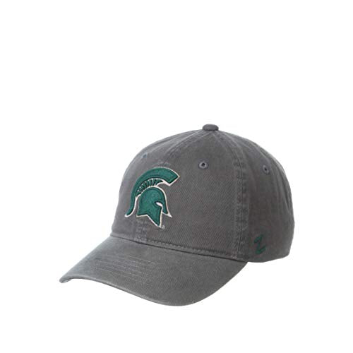 NCAA Michigan State Spartans Mens Adjustable Scholarship Hat Charcoal