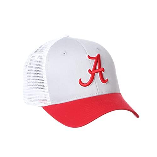 Alabama Crimson Tide Varsity Red Grey Big Trucker Baseball Adjustable Hat/Cap