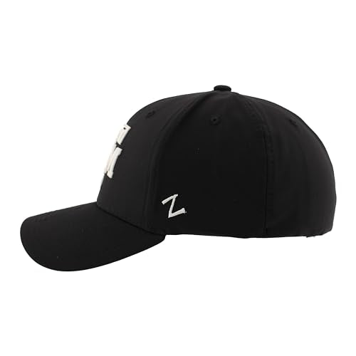 Zephyr Standard NCAA Officially Licensed Hat Fitted Hype Black