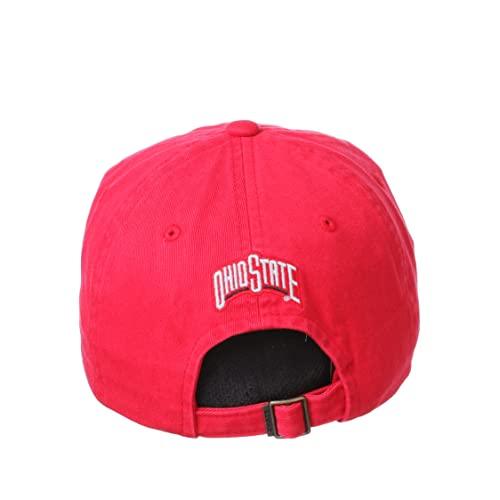 Ohio State Buckeyes Red Cotton Scholarship Adjustable Hat