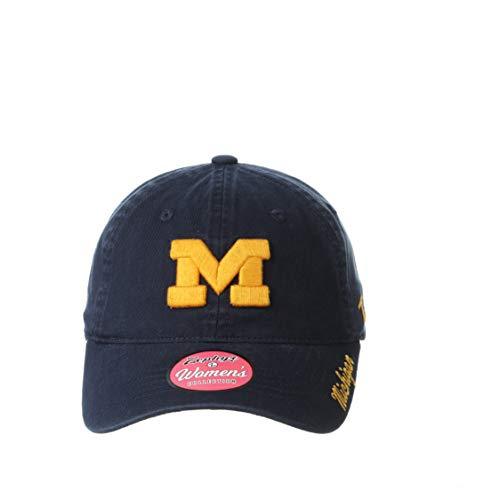 Michigan Wolverines Blue Women's Cotton Scholarship Adjustable Hat