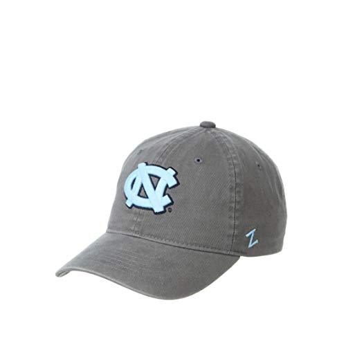 North Carolina Tar Heels Mens Charcoal Gray Adjustable Scholarship Hat