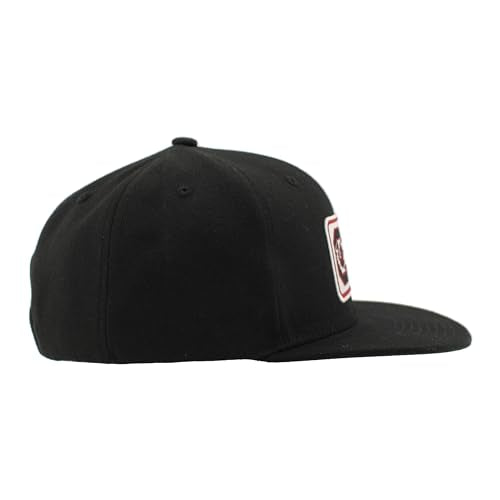 ZHATS Standard NCAA Officially Licensed Hat Flat Snapback Z11 Defer Black