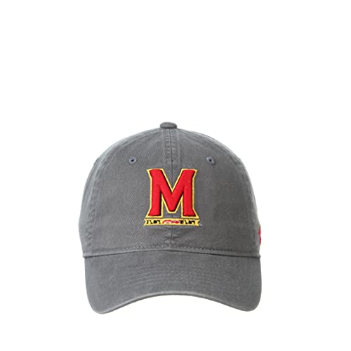 NCAA Maryland Terrapins Mens Adjustable Scholarship Hat Charcoal