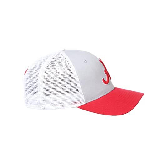 Alabama Crimson Tide Varsity Red Grey Big Trucker Baseball Adjustable Hat/Cap