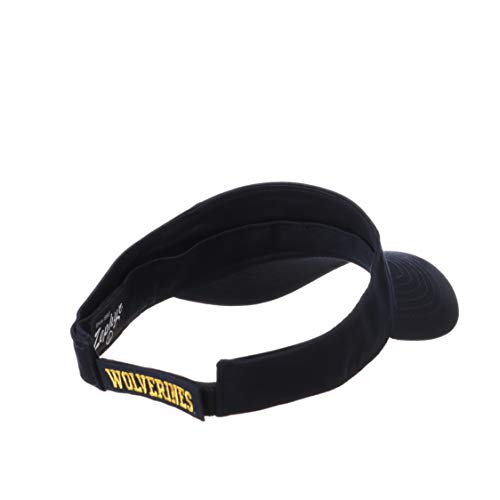 Zephyr NCAA Michigan Wolverines Mens Adjustable Visor Drill