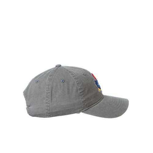 NCAA Kansas Jayhawks Mens Adjustable Scholarship Hat Charcoal